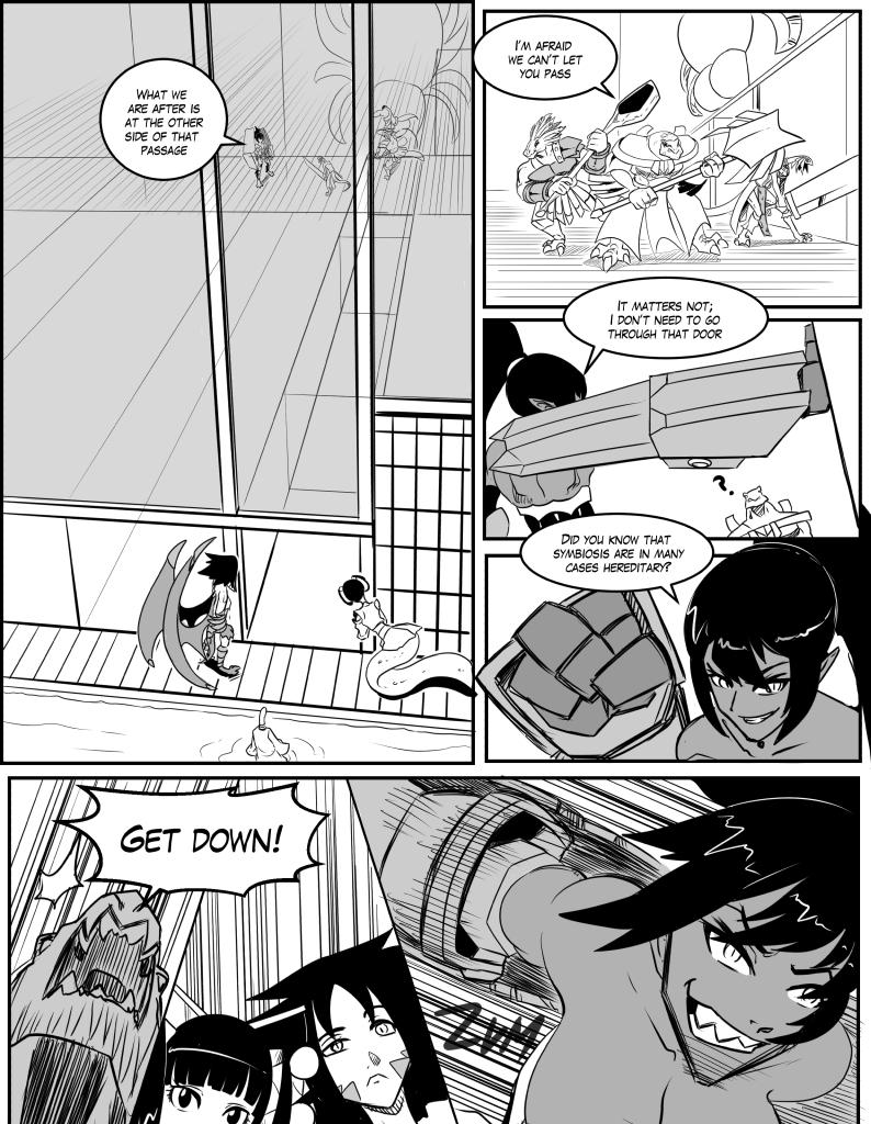 Monster girls on tour - Episode 309, Page 1: Page 309